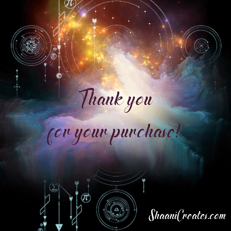 ShaaniCreates Thank you for your purchase